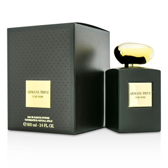 Giorgio Armani Prive Cuir Noir
